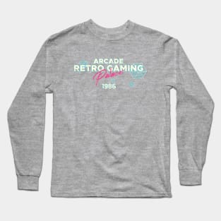 ARCADE Retro GamingPalace - Retro Gaming Heaven 1986 Long Sleeve T-Shirt